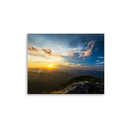 T.Kiwi Sunset at Craggy Gardens