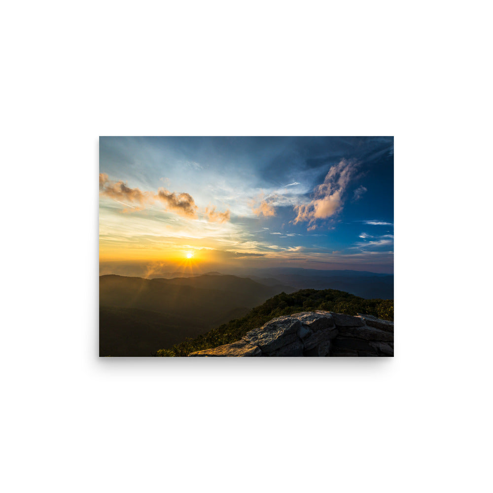 T.Kiwi Sunset at Craggy Gardens