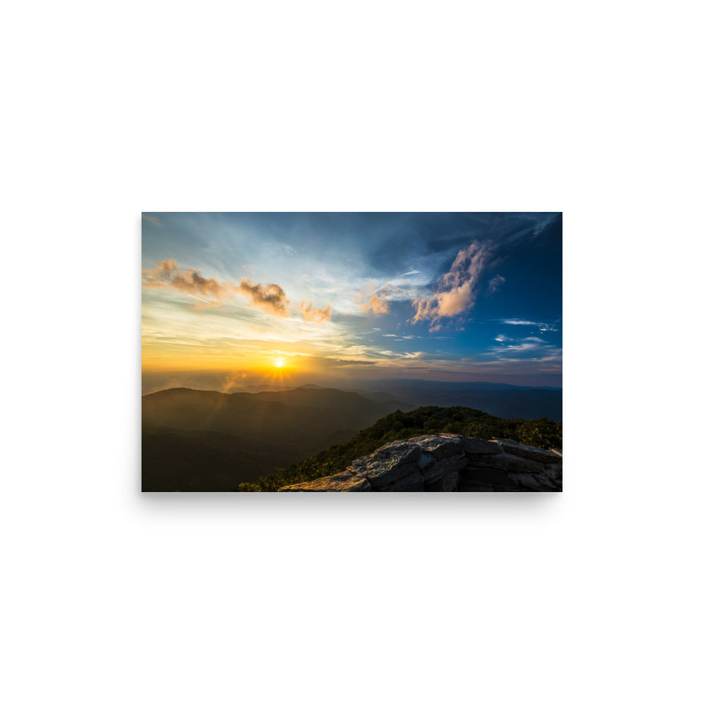 T.Kiwi Sunset at Craggy Gardens