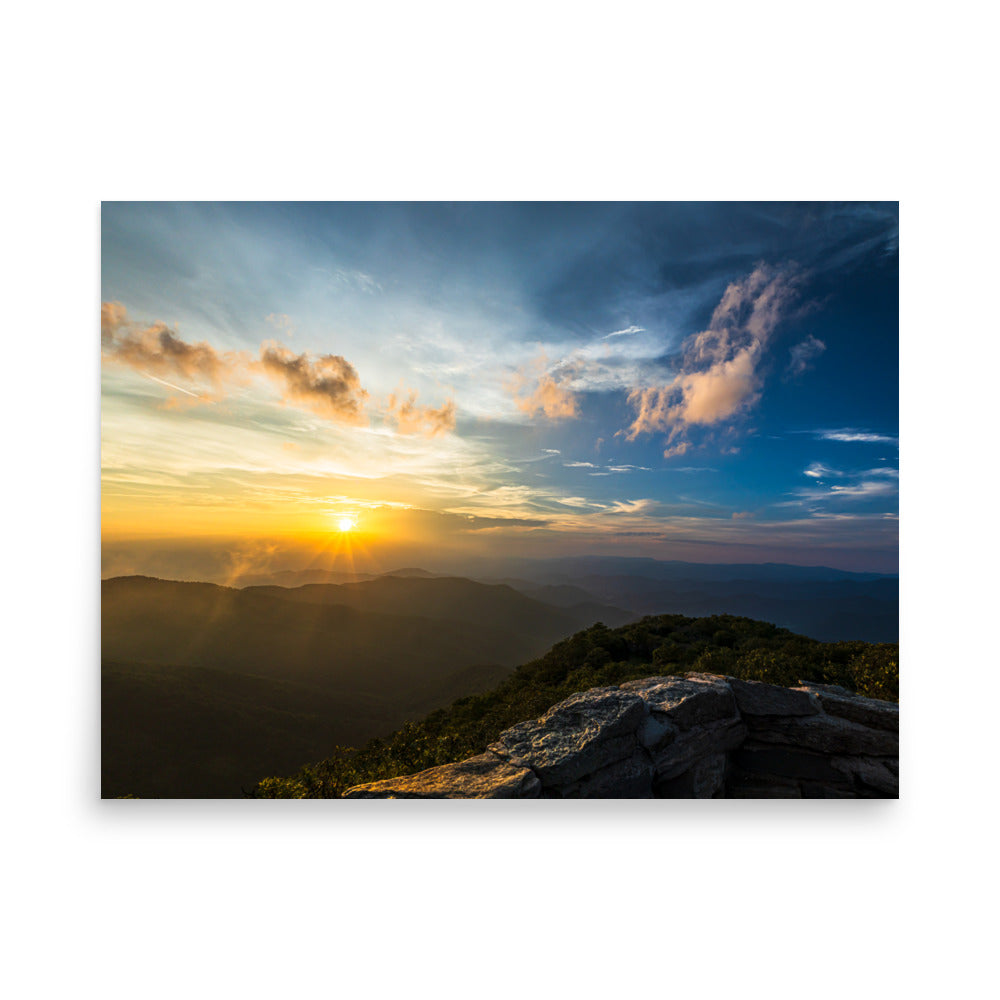 T.Kiwi Sunset at Craggy Gardens