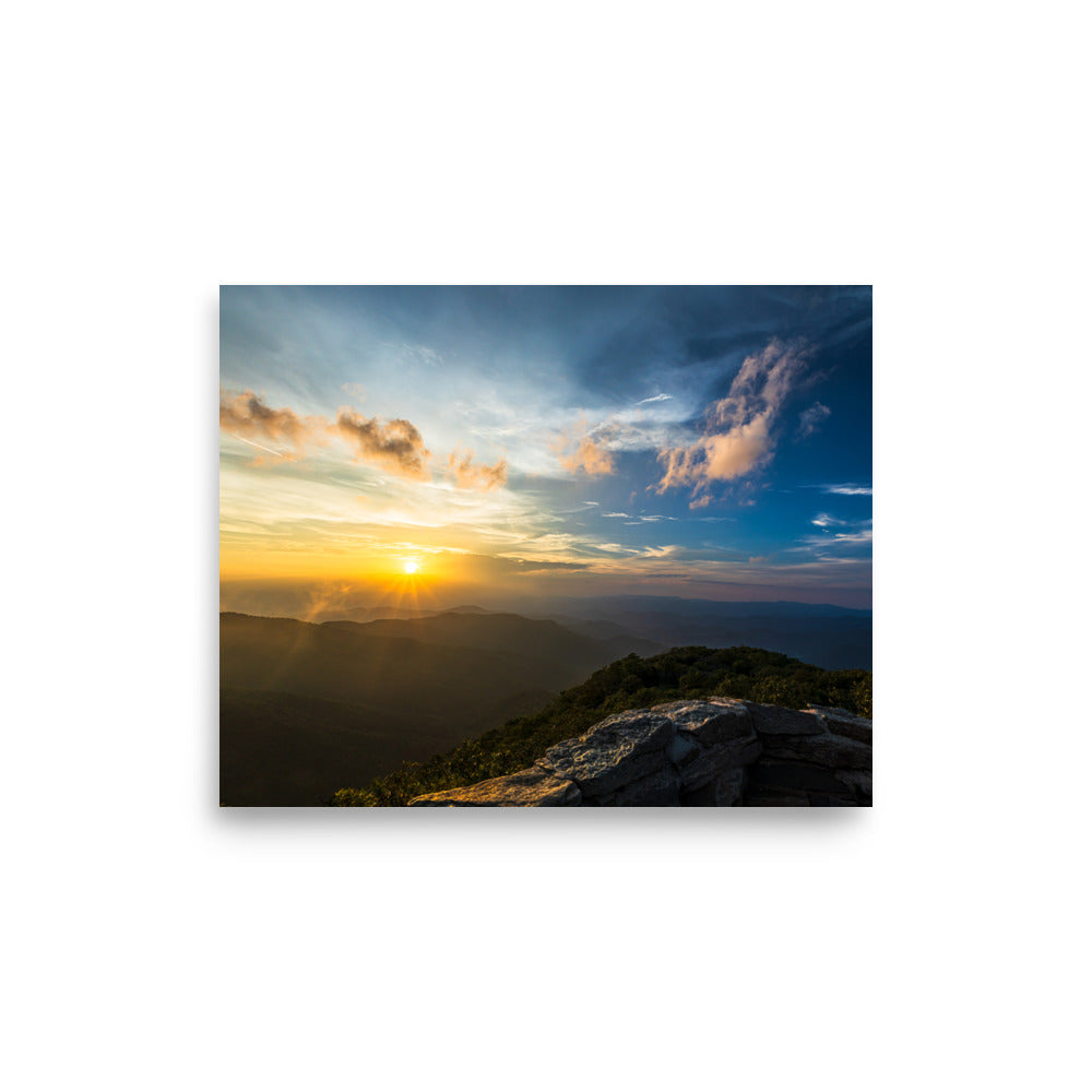 T.Kiwi Sunset at Craggy Gardens