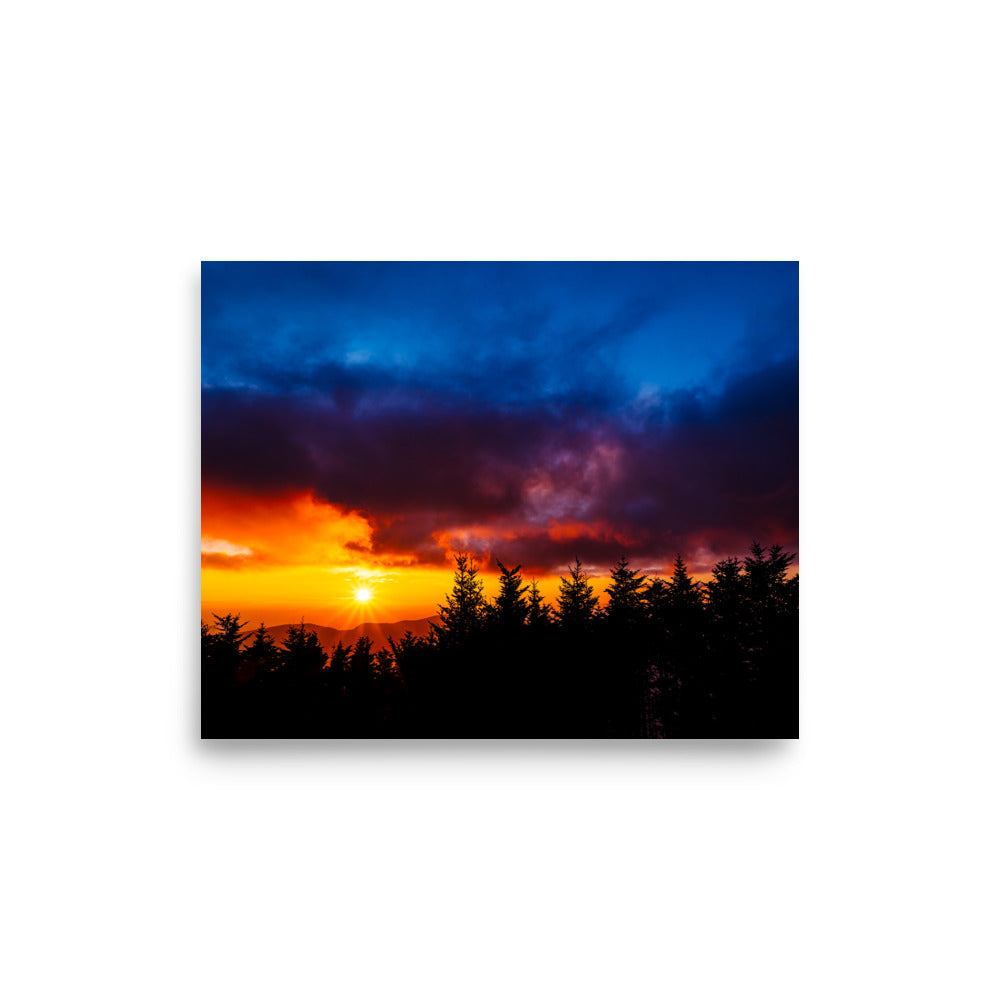 T.Kiwi Sunset at Mt.Mitchell
